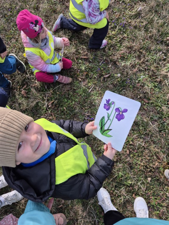 Rybičky se učí v lese