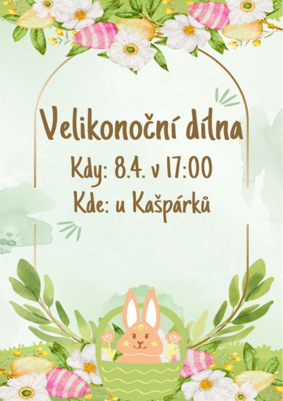 Jarní dílnička třídy Kašpárci